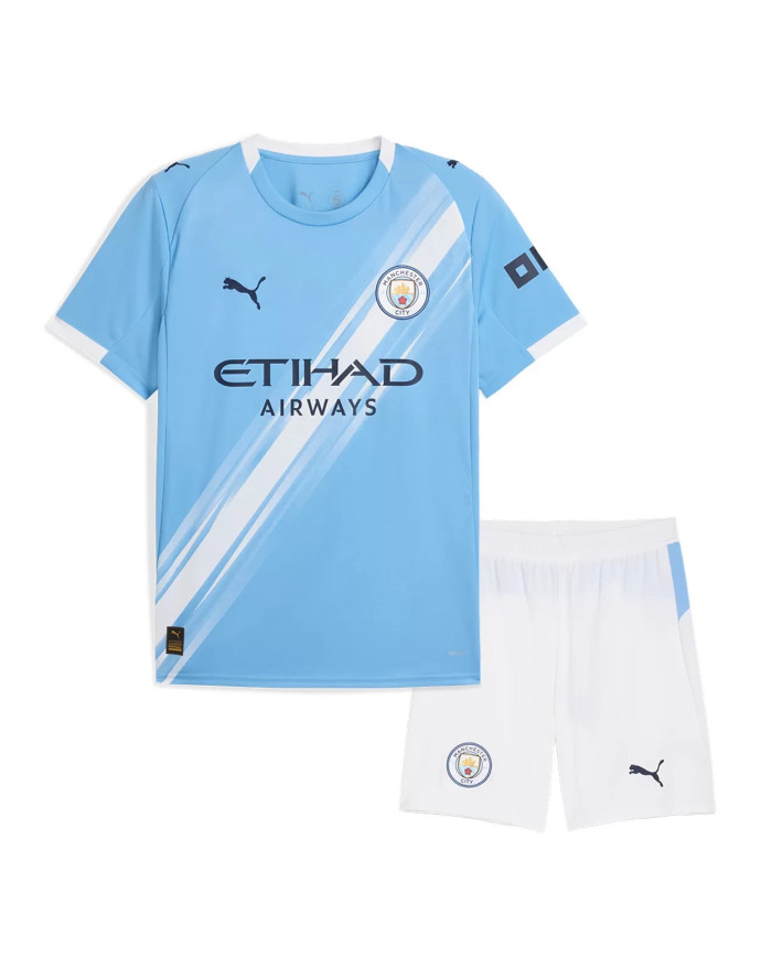 Kids Manchester City Home Jersey 2025/26
