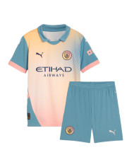 Kids Manchester City Fourth Jersey Kit 2024/25