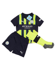 Kids Manchester City Away Full Kit 2024/25
