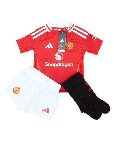 Kids Manchester United Home Full Kit(Jersey+Shorts+Socks) 2024/25 Kids Manchester United Home Full Kit(Jersey+Shorts+Socks) 2024/25