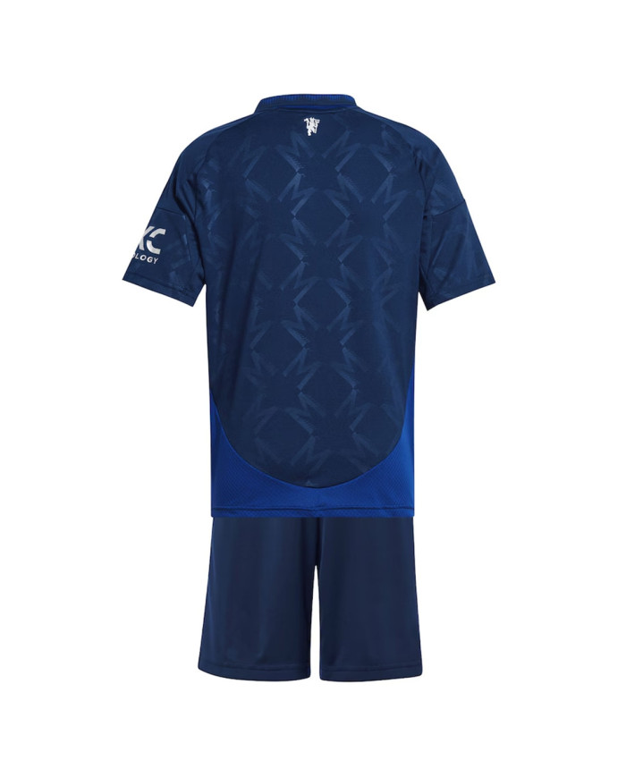Kids Manchester United Away Jersey Kit 2024/25