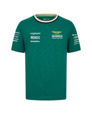 Discount Aston Martin Aramco Cognizant F1 Racing Team Fernando Alonso Driver T-Shirt 2024