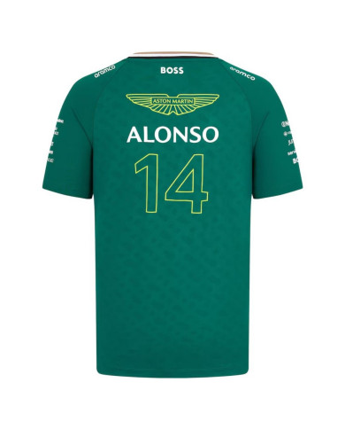 Discount Aston Martin Aramco Cognizant F1 Racing Team Fernando Alonso Driver T-Shirt 2024 Discount Aston Martin Aramco Cognizant F1 Racing Team Fernando Alonso Driver T-Shirt 2024