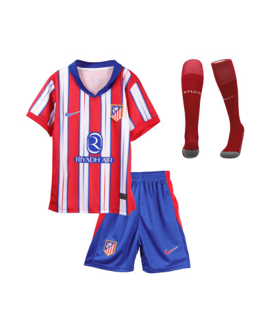 Kids Atletico Madrid Home Full Kit 2024/25 Kids Atletico Madrid Home Full Kit 2024/25