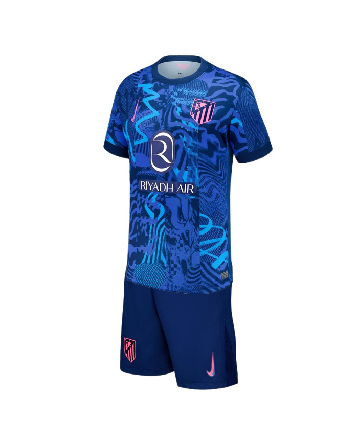 Kids Atletico Madrid Third Jersey Kit 2024/25