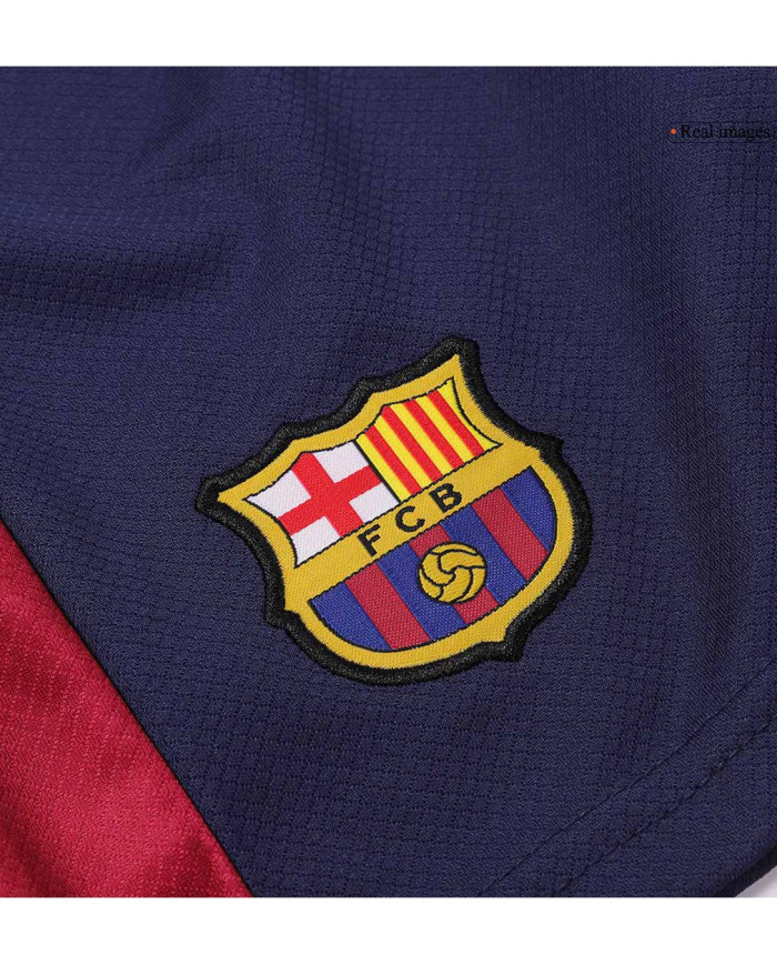 Kids Barcelona Home Spotify Logo Without Text Jersey Kit 2024/25