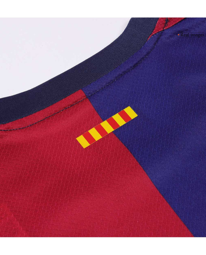 Kids Barcelona Home Spotify Logo Without Text Jersey Kit 2024/25