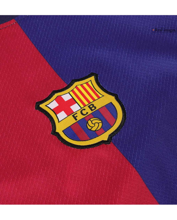 Kids Barcelona Home Spotify Logo Without Text Jersey Kit 2024/25