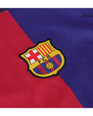 Kids Barcelona Home Spotify Logo Without Text Jersey Kit 2024/25