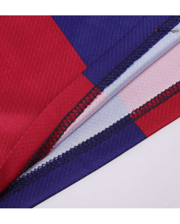 Kids Barcelona Home Spotify Logo Without Text Jersey Kit 2024/25