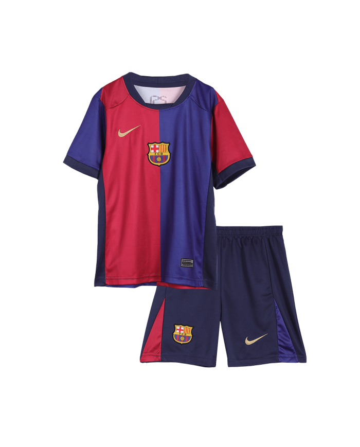 Kids Barcelona x Travis Scott Cactus Jack Home Kit 2024/25