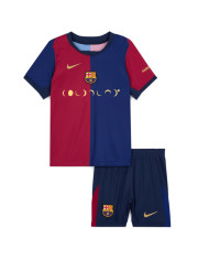 Kids Barcelona x Coldplay Home Jersey Kit 2024/25