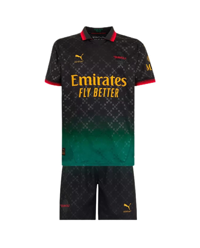 Kids AC Milan Fourth Kit 2024/25