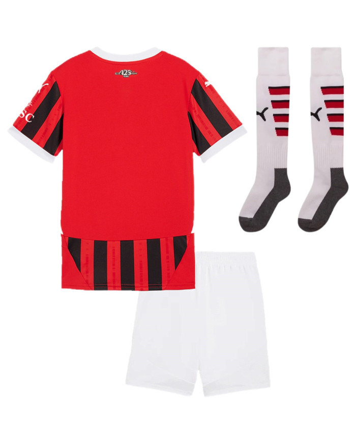 Kids AC Milan Home Full Kit(Jersey+Shorts+Socks) 2024/25