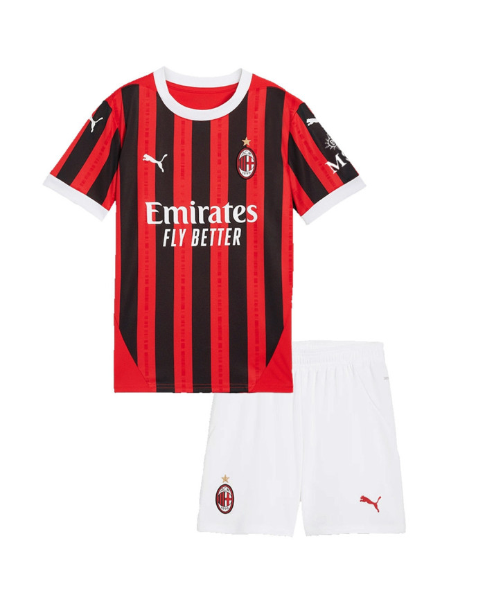 Kids AC Milan Home Jersey Kit 2024/25