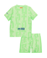 Kids Barcelona Third Spotify Logo Without Text Jersey Kit 2024/25