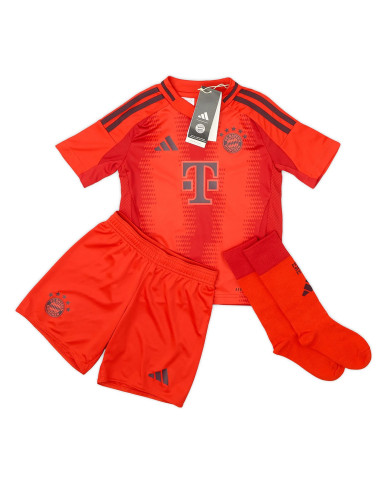 Kids Bayern Munich Home Full Jersey Kit 2024/25 Kids Bayern Munich Home Full Jersey Kit 2024/25