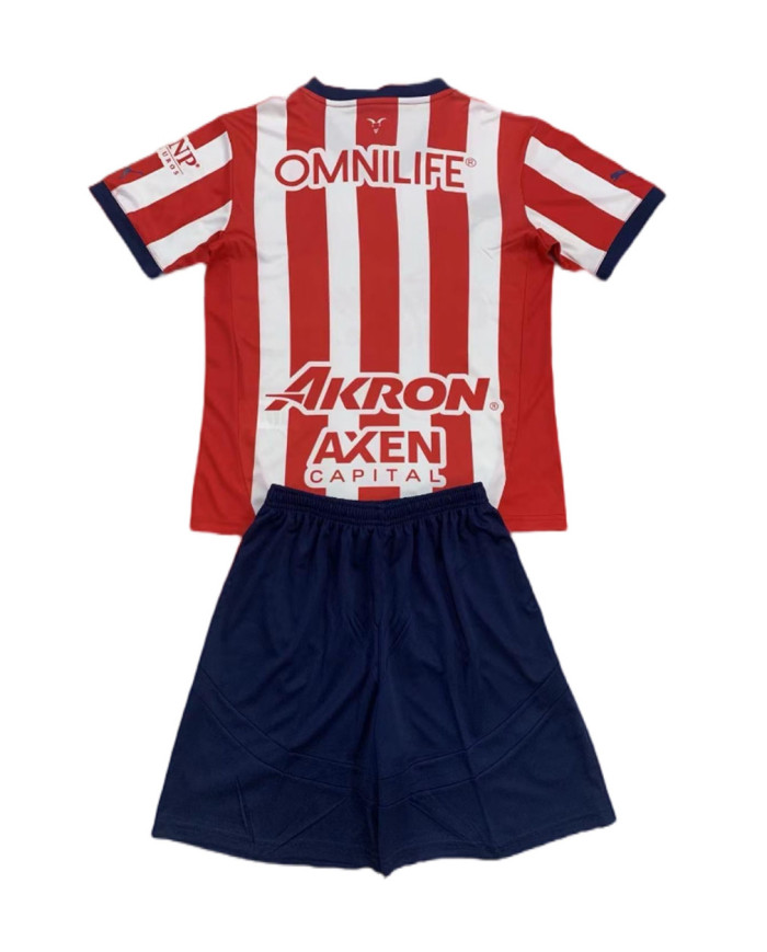 Kids Chivas Home Jersey Kit 2024/25