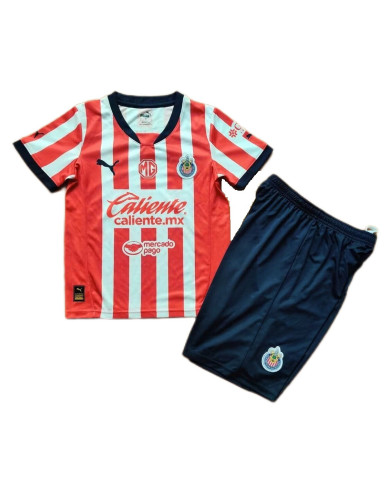 Kids Chivas Home Jersey Kit 2024/25