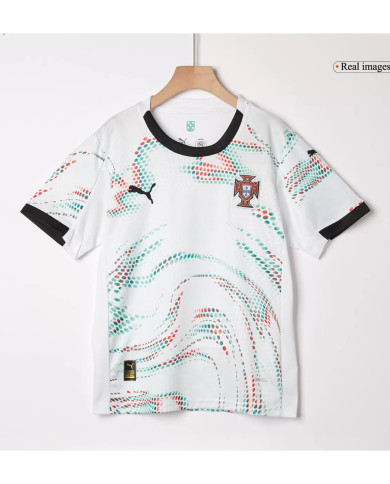 Kids Portugal Away Jersey Kit 2025
