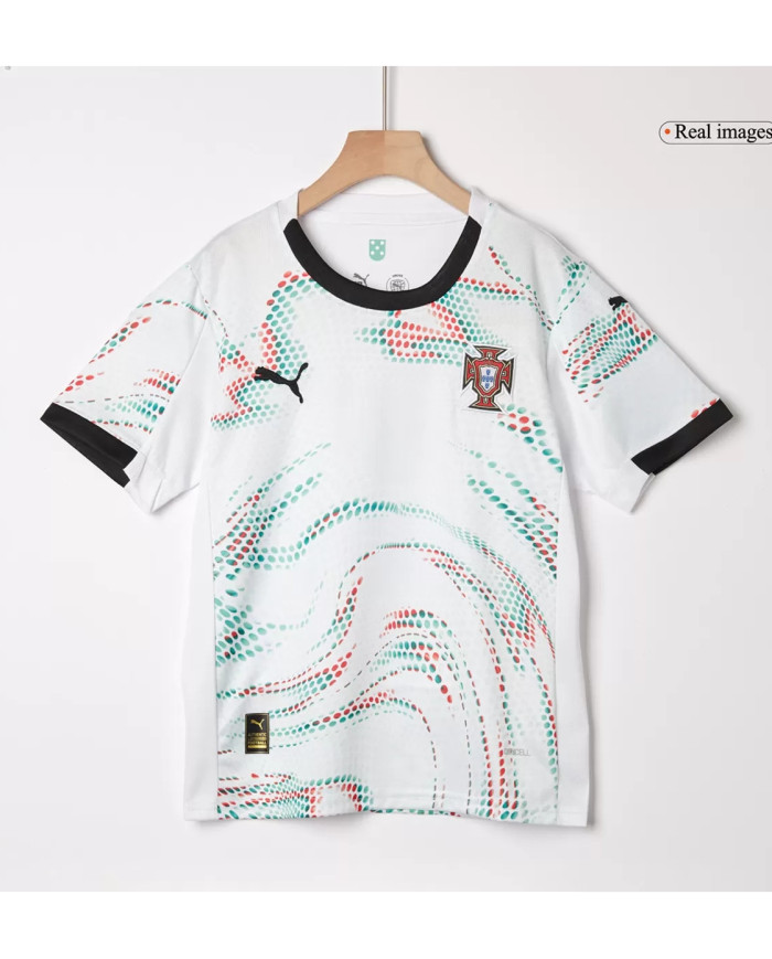 Kids Portugal Away Jersey Kit 2025