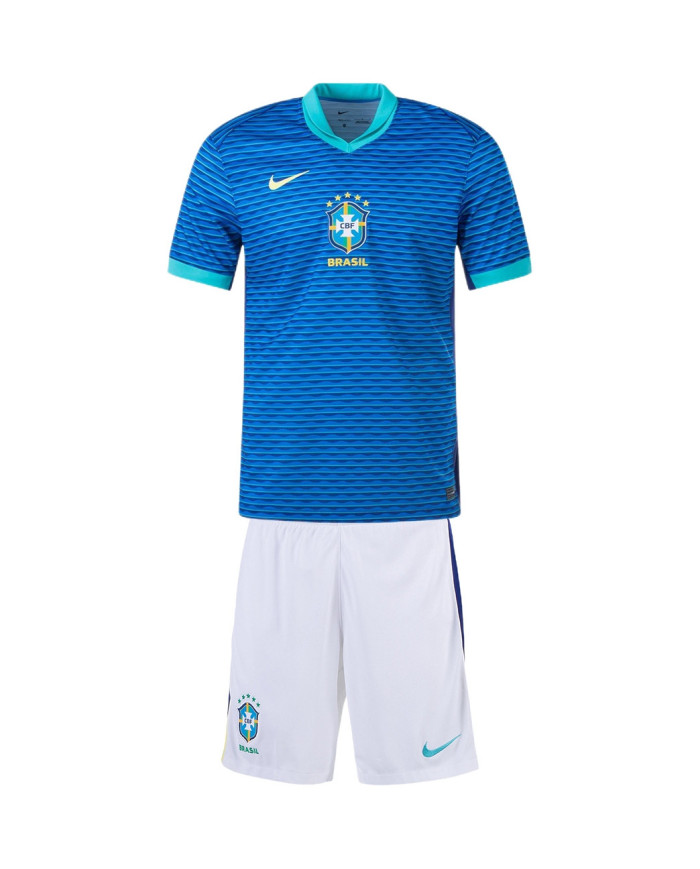 Kids Brazil Away Kit Copa America 2024