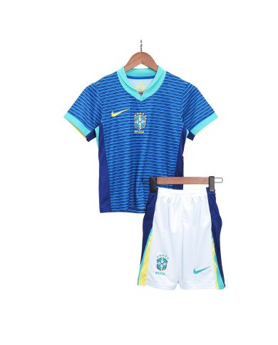 Kids Brazil Away Kit Copa America 2024 Kids Brazil Away Kit Copa America 2024