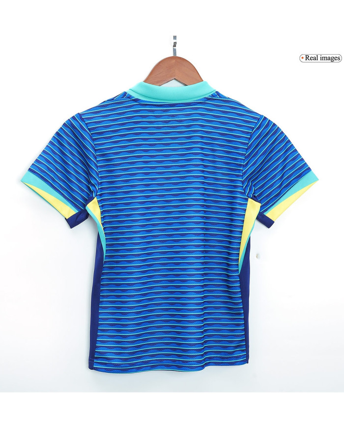 Kids Brazil Away Kit Copa America 2024