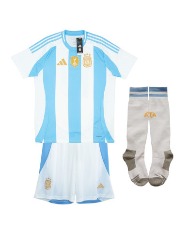 Kids Argentina Home Full Jersey Kit 2024 Kids Argentina Home Full Jersey Kit 2024