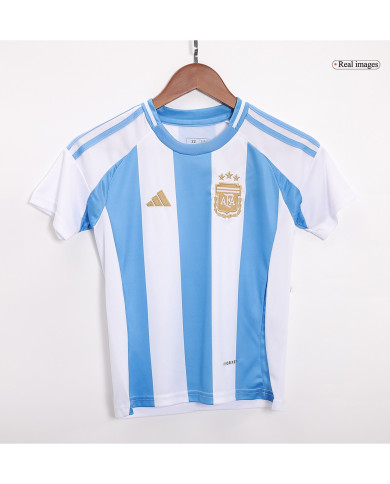 Kids Argentina Home Full Jersey Kit 2024 Kids Argentina Home Full Jersey Kit 2024