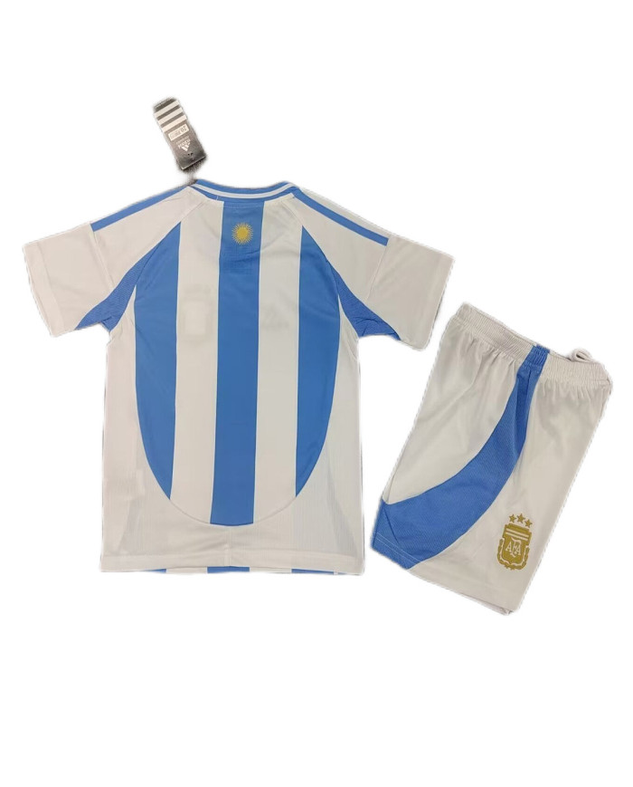 Kids Argentina Home Kit Copa America 2024
