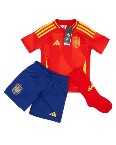 Kids Spain Home Full Jersey Kit Euro 2024 Kids Spain Home Full Jersey Kit Euro 2024