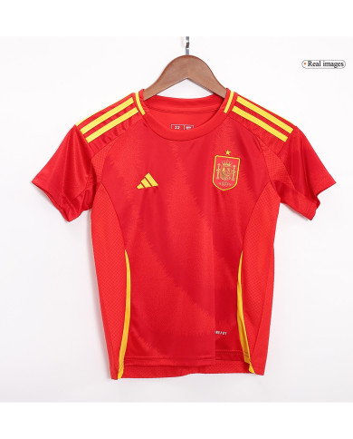 Kids Spain Home Full Jersey Kit Euro 2024