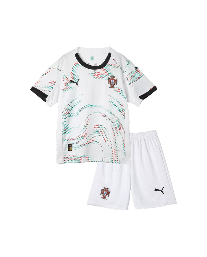 Kids Portugal Away Jersey Kit 2025