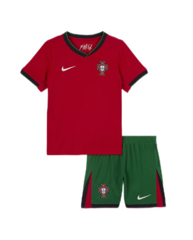 Kids Portugal Home Kit EURO 2024 Kids Portugal Home Kit EURO 2024