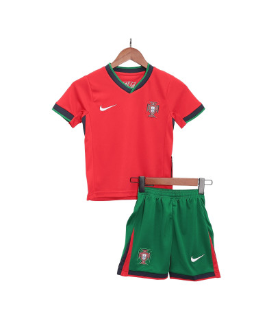 Kids Portugal Home Kit EURO 2024 Kids Portugal Home Kit EURO 2024