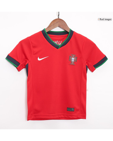Kids Portugal Home Kit EURO 2024 Kids Portugal Home Kit EURO 2024