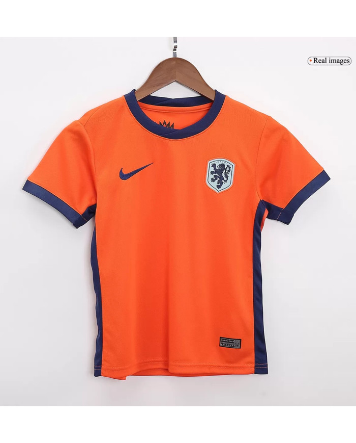 Kids Netherlands Home Jersey Kit Euro 2024