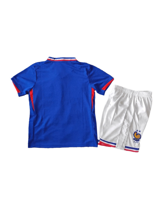 Kids France Home Full Jersey Kit Euro 2024