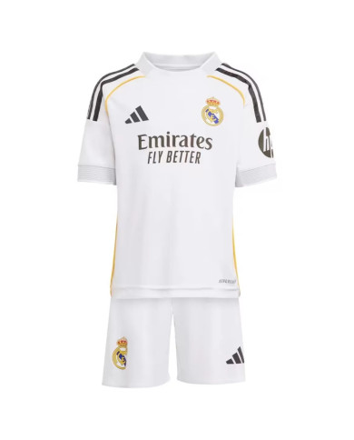 Kids Real Madrid Home Jersey Kit 2025/26