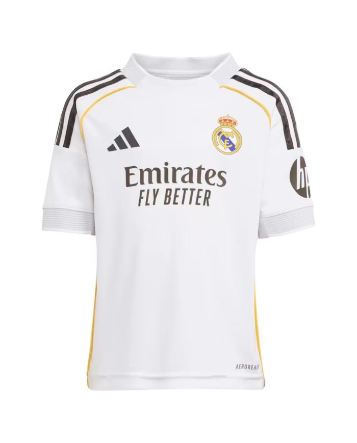 Kids Real Madrid Home Jersey Kit 2025/26