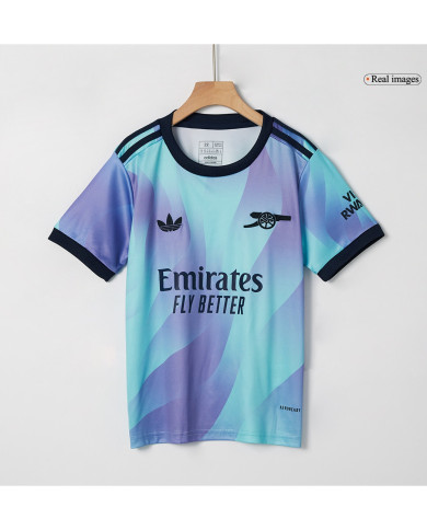 Kids Arsenal Third Jersey Kit 2024/25 Kids Arsenal Third Jersey Kit 2024/25